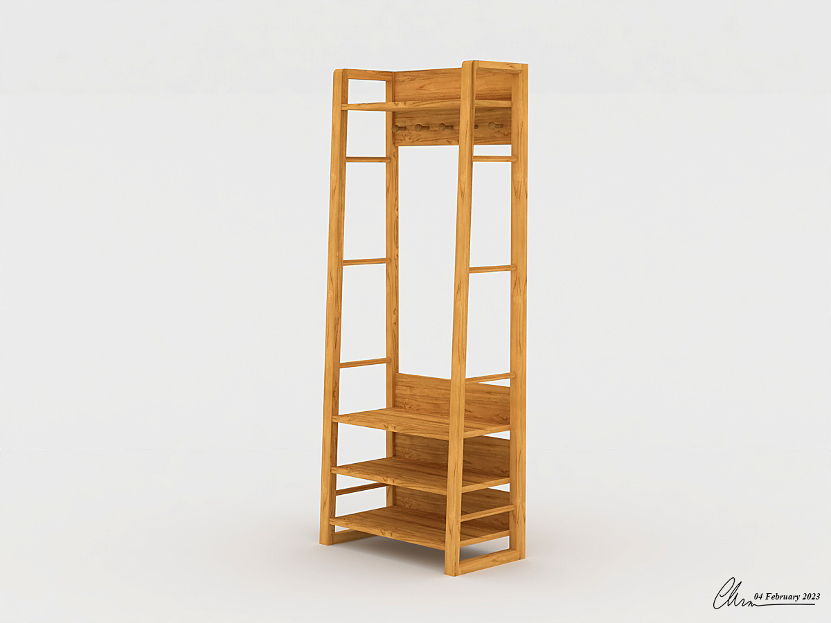 CAGE置物鞋架｜臥室家居 / 衣架系列｜歐克斯柚木家具