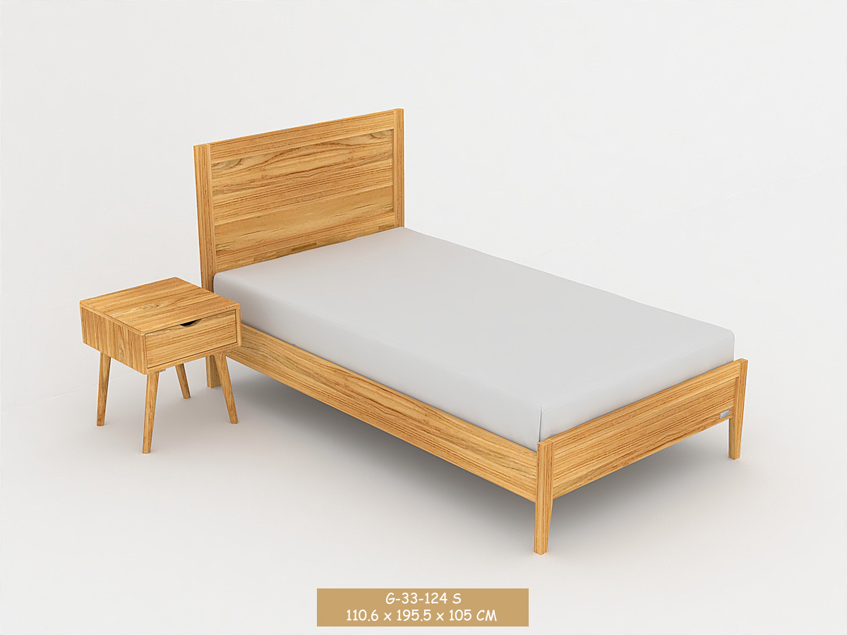 MIKA床台(3.5*6.2)｜臥室家居 / 床架｜歐克斯柚木家具