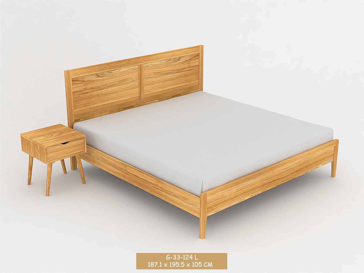 MIKA床台(6*6.2)｜臥室家居 / 床架｜歐克斯柚木家具