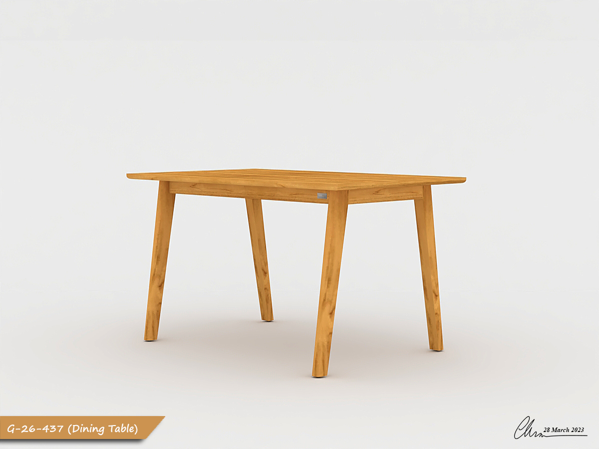 匠作餐桌｜餐桌｜精選商品｜歐克斯柚木家具