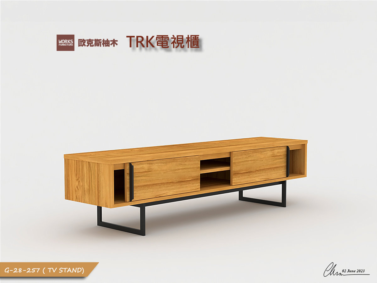 TRK190電視櫃｜客廳家居 / 電視櫃系列｜歐克斯柚木家具