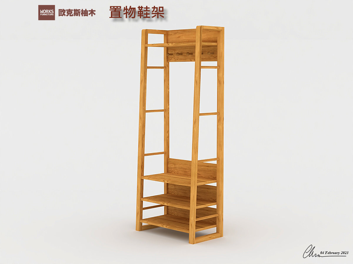 CAGE置物鞋架｜客廳家居 / 鞋櫃系列｜歐克斯柚木家具